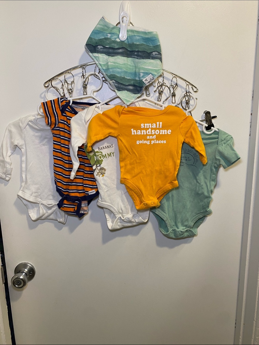 Carter's, Gerber, Okie Dokie, Long-Sleeve Baby Bodysuit and One Piece